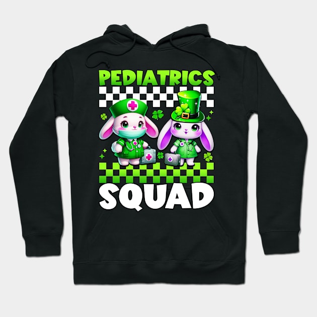 medical staff pediatrics squad Peds Nurse st Patricks Day Hoodie by loveshop